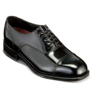 Black Florsheim Lexington Men's Cap-Toe Dress Shoe